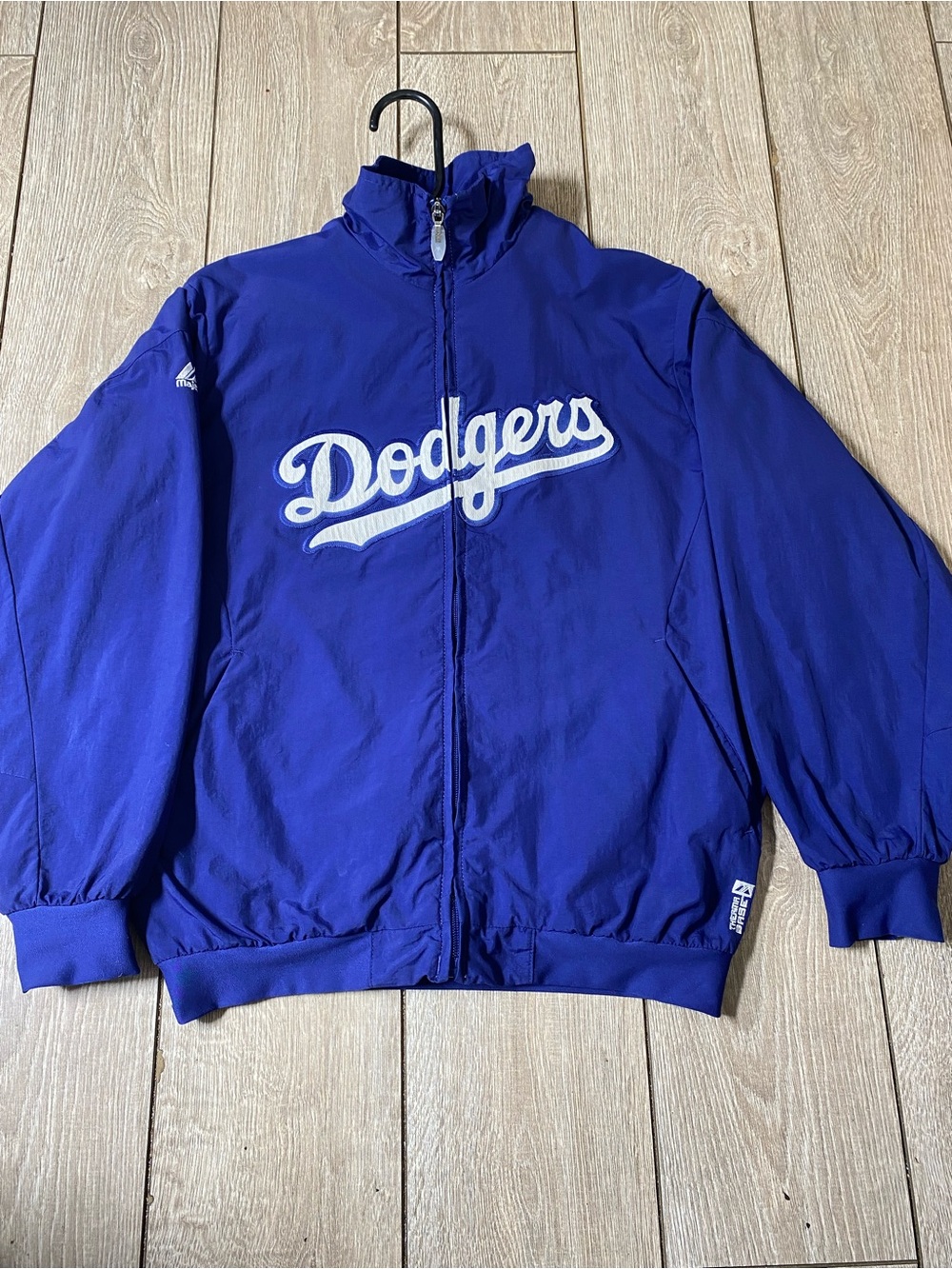 Vintage Los Angeles Dodgers Majestic Thermal Jacket Youth Kids Size Medium
